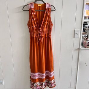 Roller Rabbit Embroidered Maxi Dress